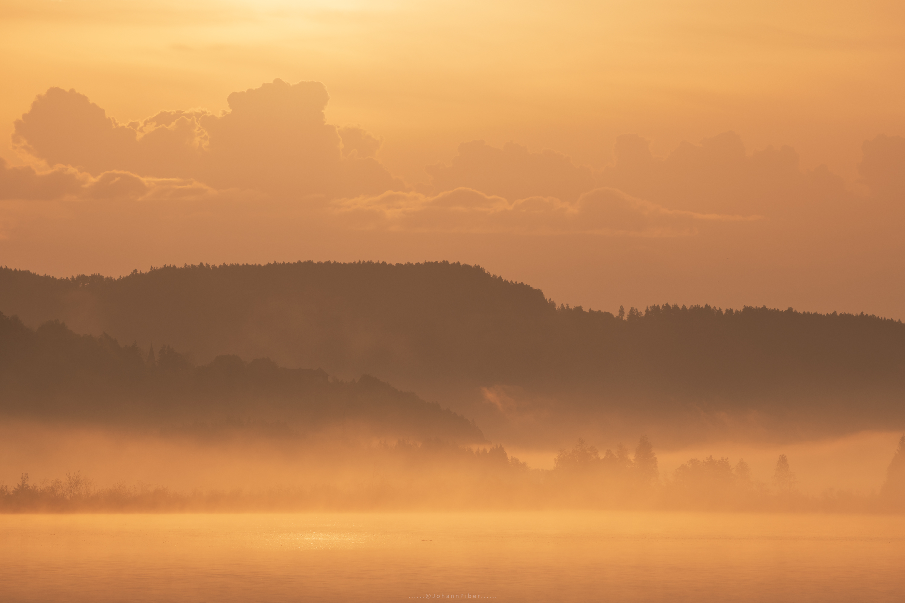 Sunrise in Carinthia, Austria